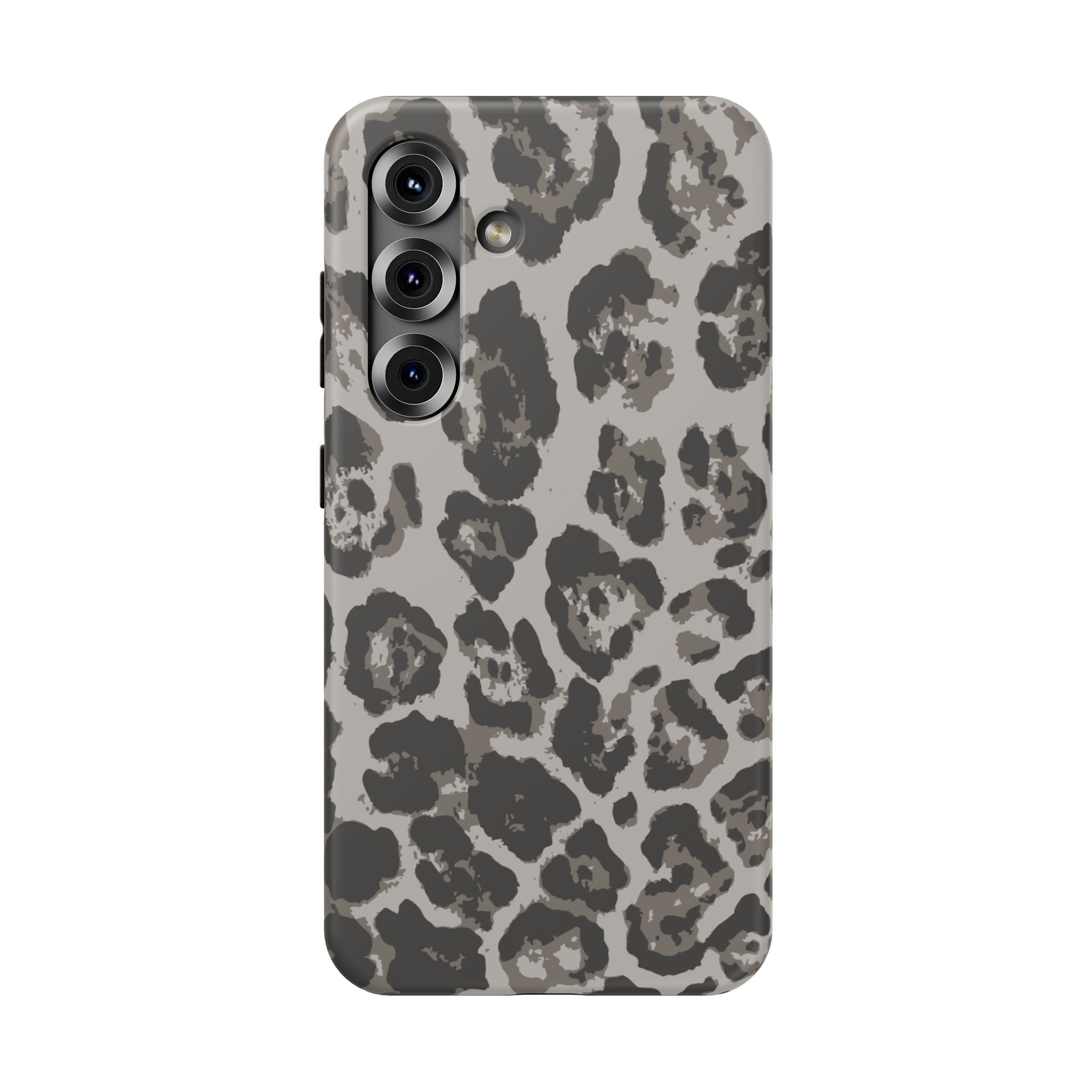 Grey Leopard Tough Samsung Case