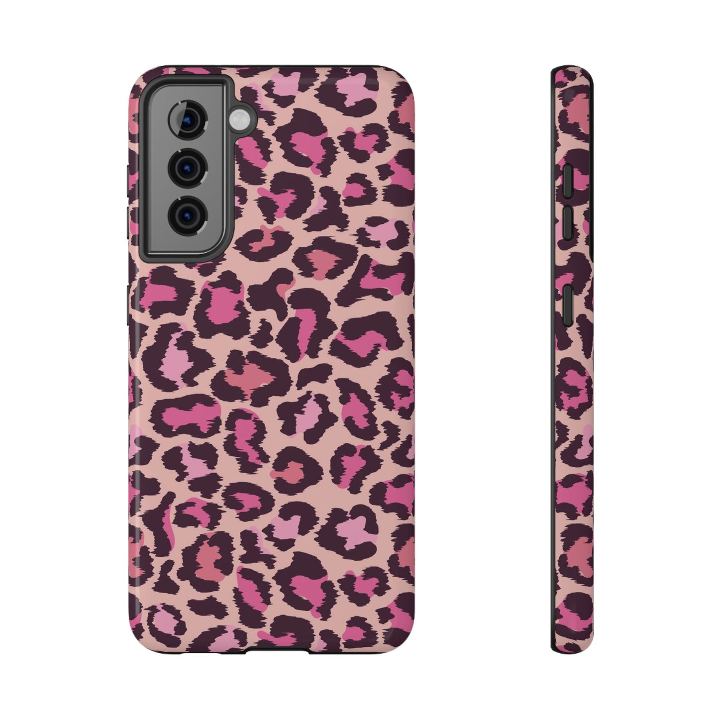 Pink Leopard Tough Samsung Case