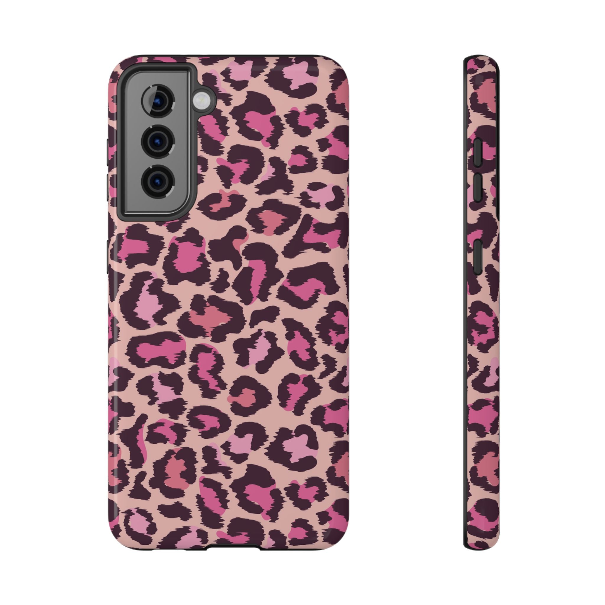 Pink Leopard Tough Samsung Case