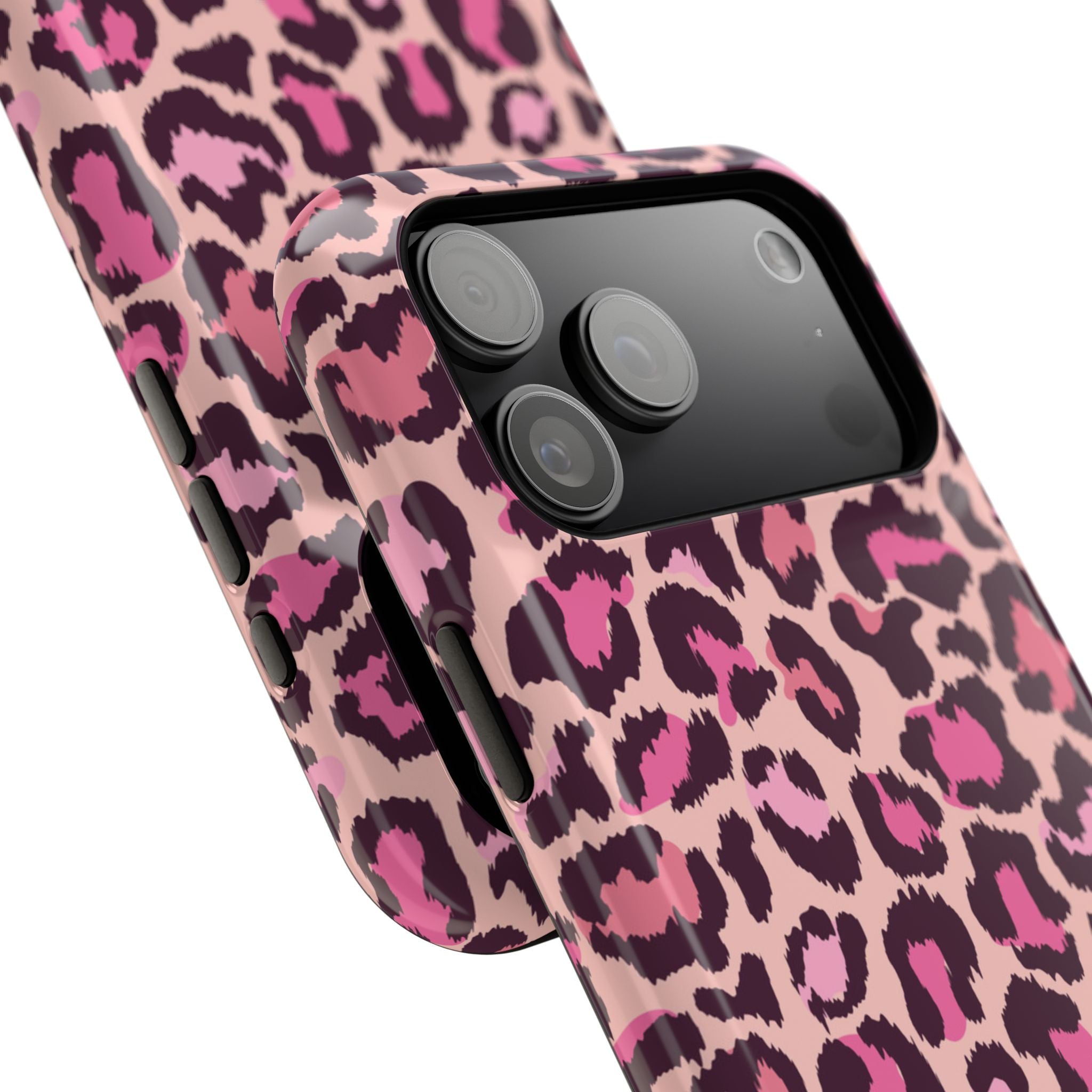 Pink Leopard Tough iPhone Case