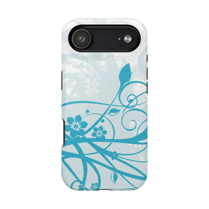 Blue Bloom Tough iPhone Case