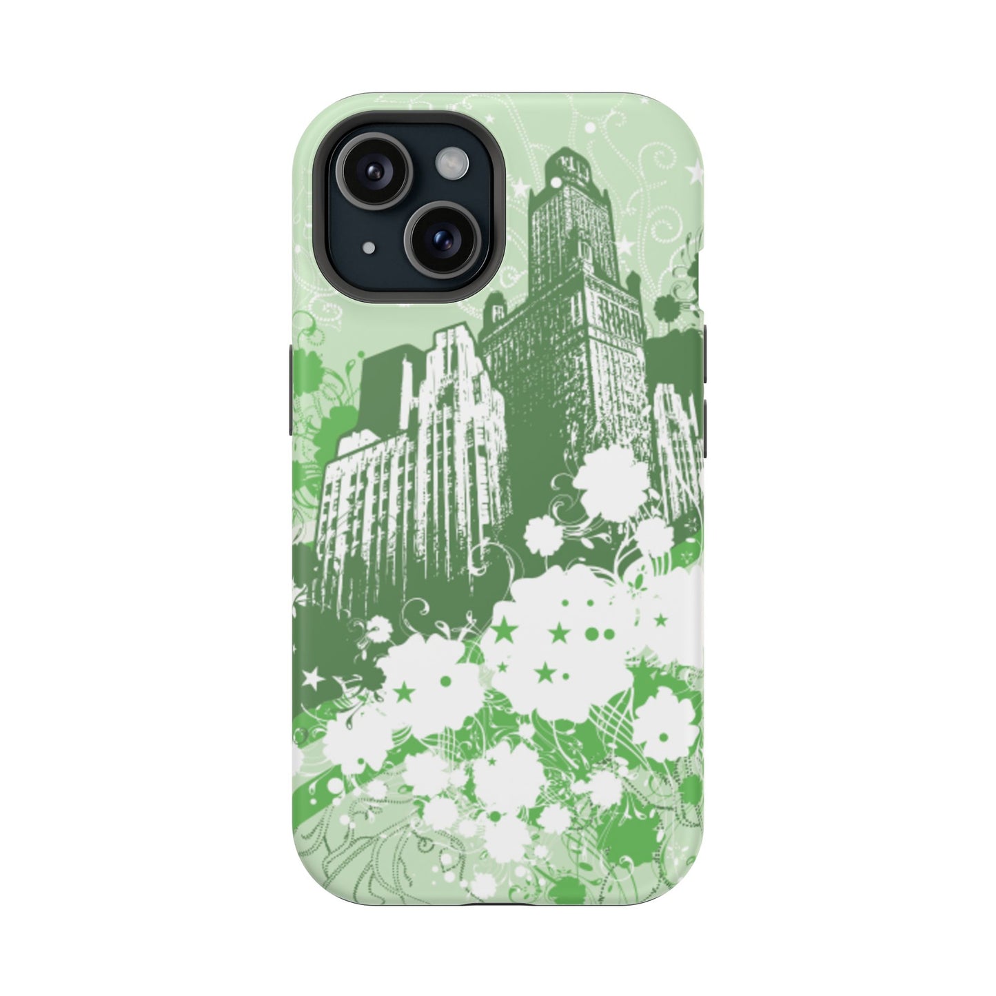 Green City Tough iPhone Case