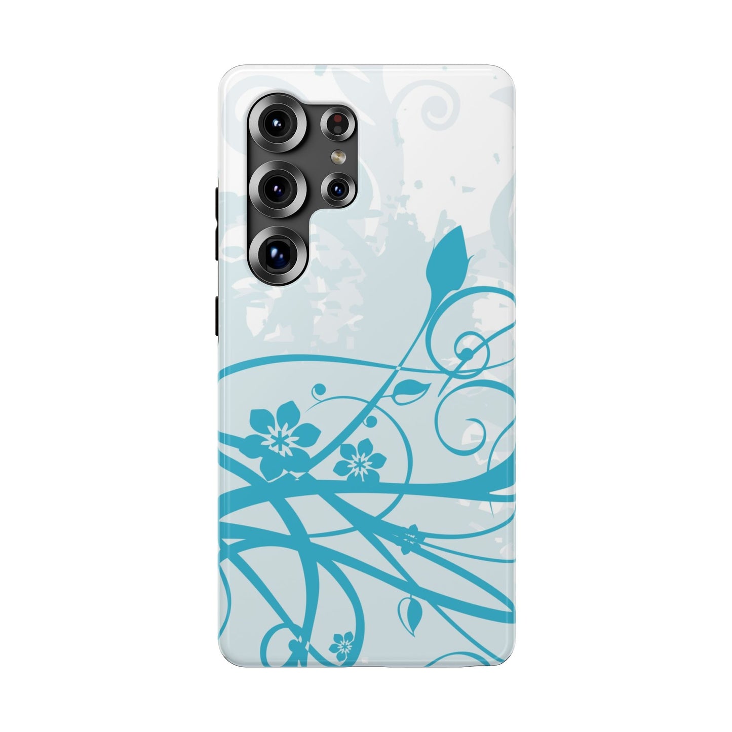 Blue Bloom Tough Samsung Case