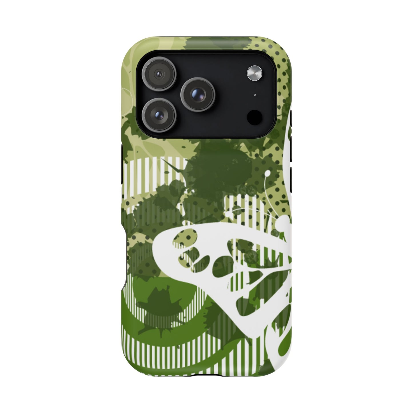 Green Echo Tough iPhone Case