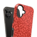 Red Leopard Tough iPhone Case