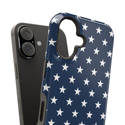 Deep Blue Stars MagSafe Tough iPhone Case