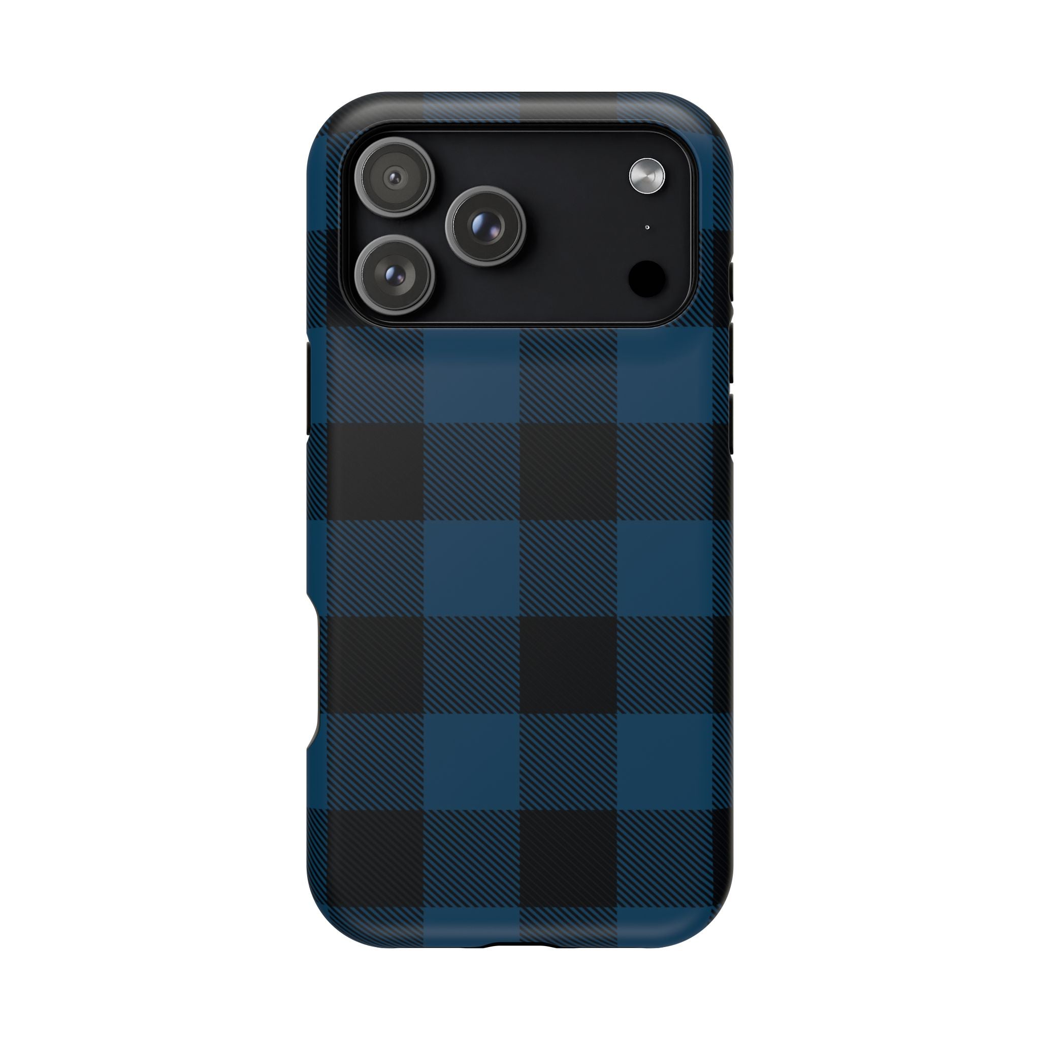 Blue Flannel Tough iPhone Case