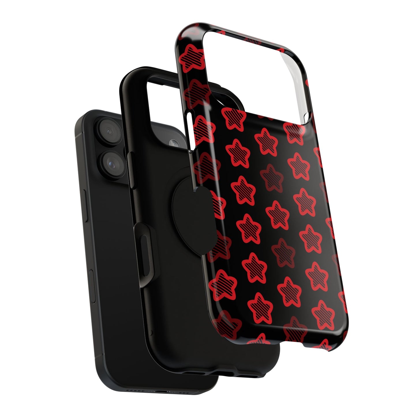 Red Stars Tough iPhone Case