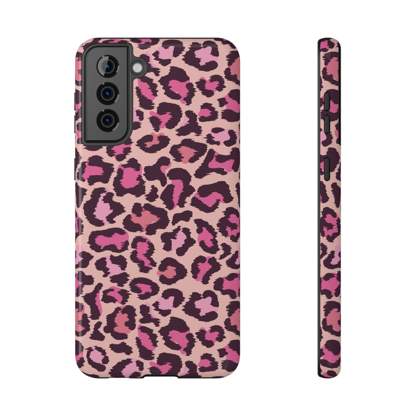 Pink Leopard Tough Samsung Case