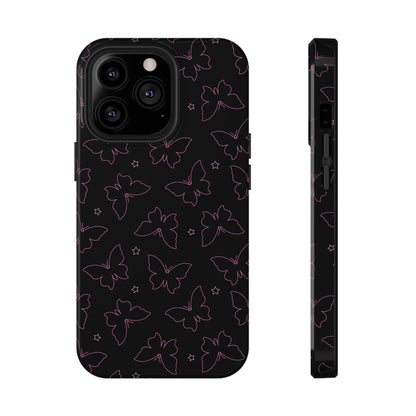 Midnight Flutter MagSafe Tough iPhone Case