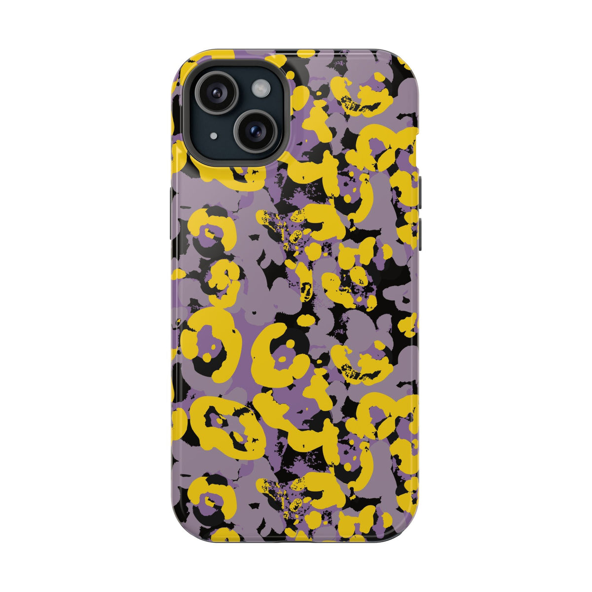 Yellow Leopard MagSafe Tough iPhone Case
