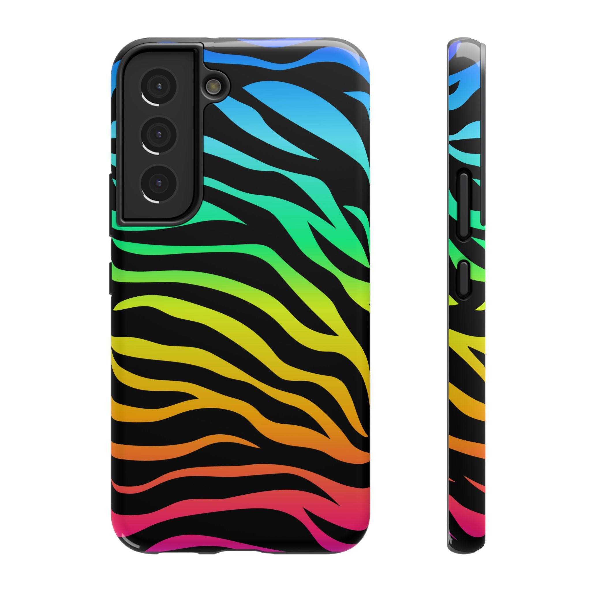 Neon Stripes Tough Samsung Case