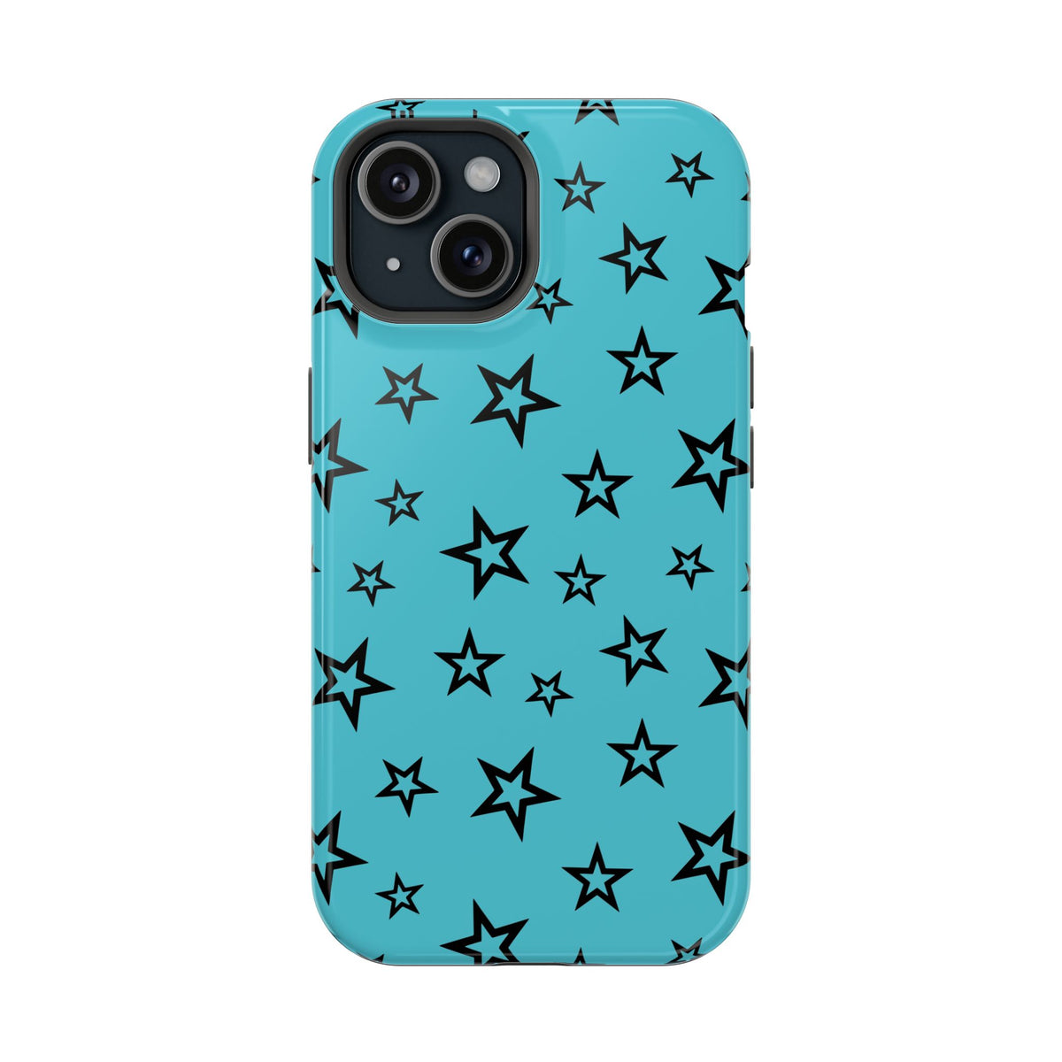Turquoise Stars MagSafe Tough iPhone Case