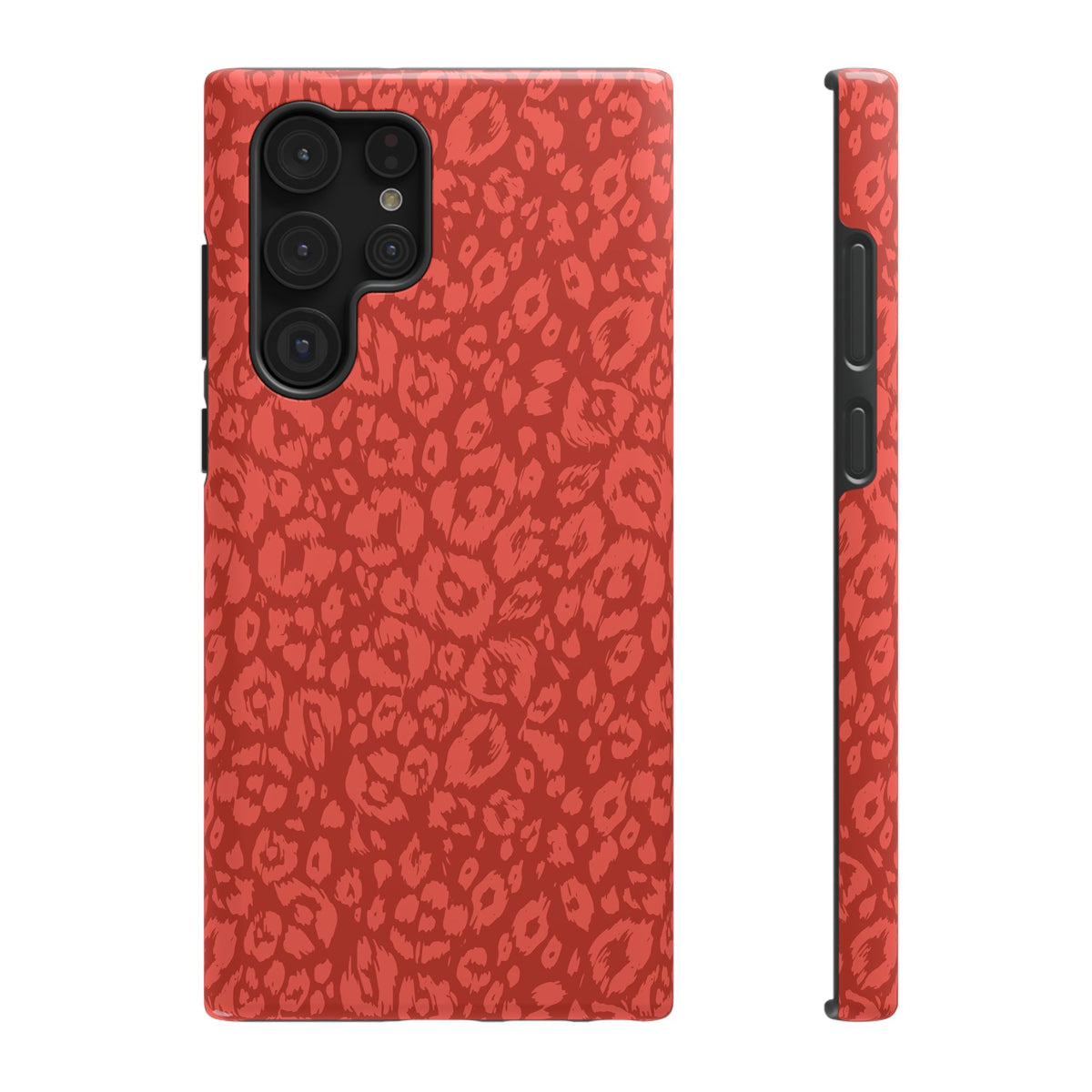 Red Leopard Tough Samsung Case