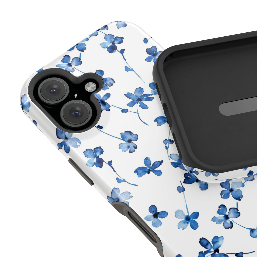 Blue Garden Tough iPhone Case