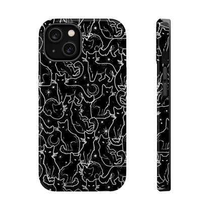 Black Cats MagSafe Tough iPhone Case