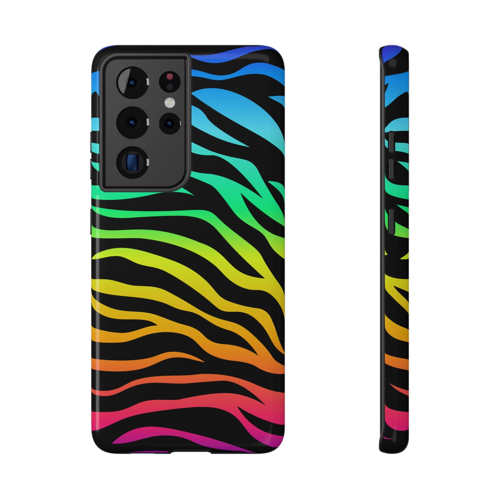 Neon Stripes Tough Samsung Case