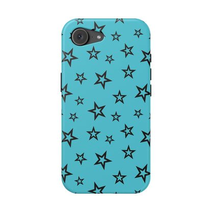 Turquoise Stars MagSafe Tough iPhone Case