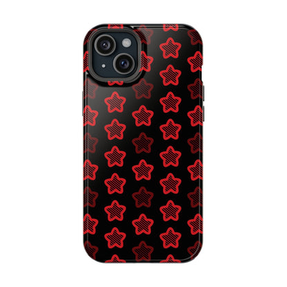 Red Stars Tough iPhone Case