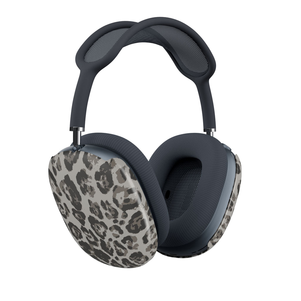 Grey Leopard AirPods Max Shell Case