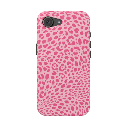 Light Pink Leopard MagSafe Tough iPhone Case