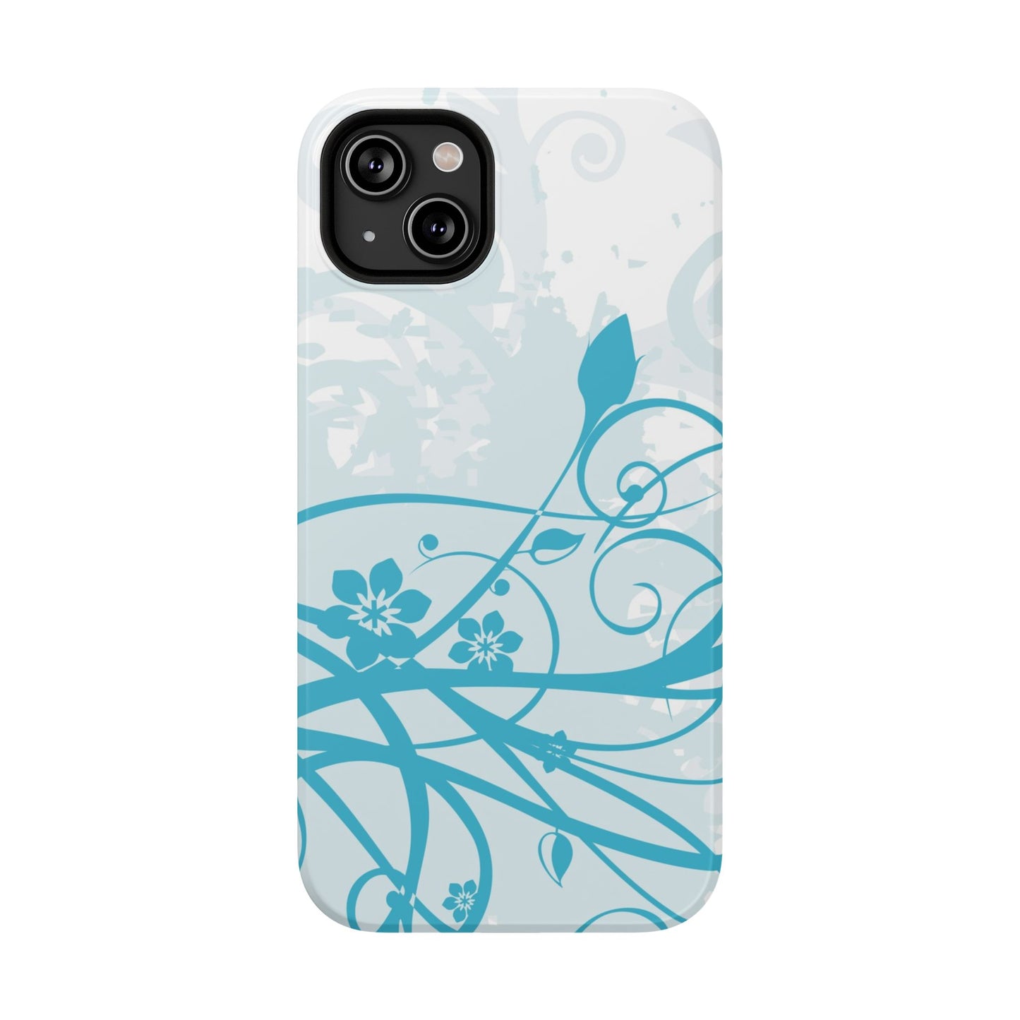 Blue Bloom Tough iPhone Case