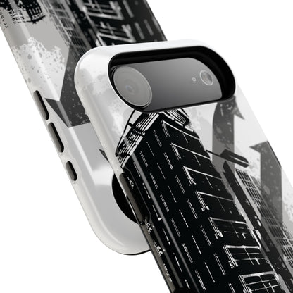 Monochrome City Tough iPhone Case