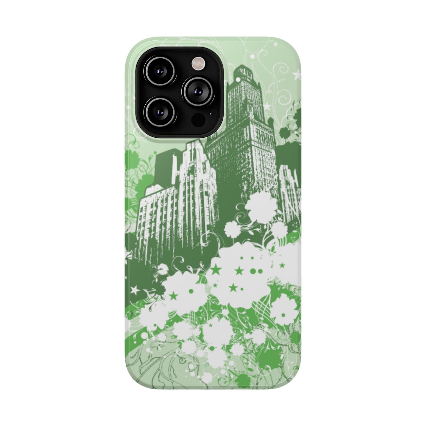Green City Tough iPhone Case