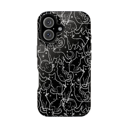 Black Cats MagSafe Tough iPhone Case