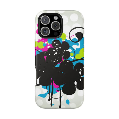 Electric Bloom Tough iPhone Case