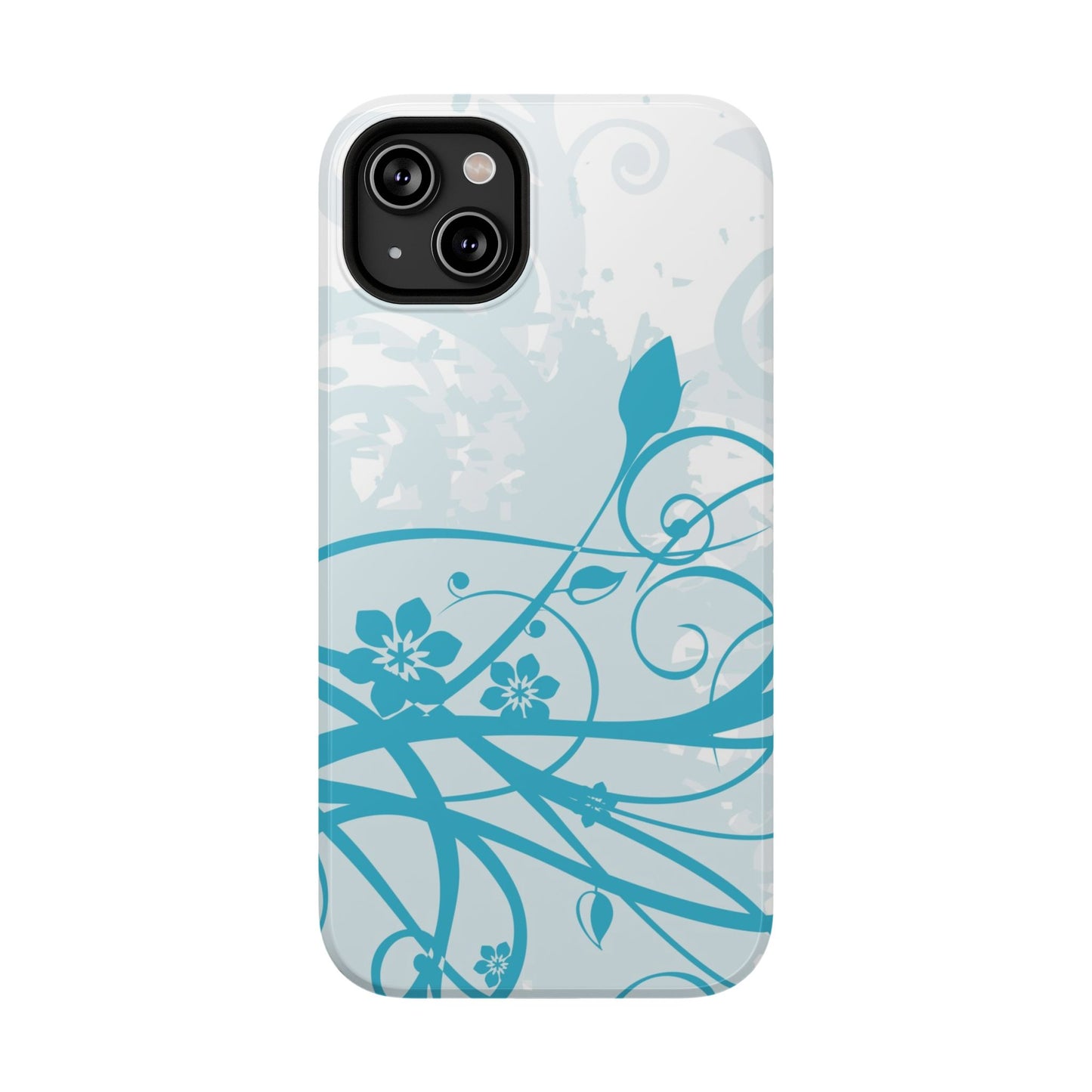 Blue Bloom Tough iPhone Case