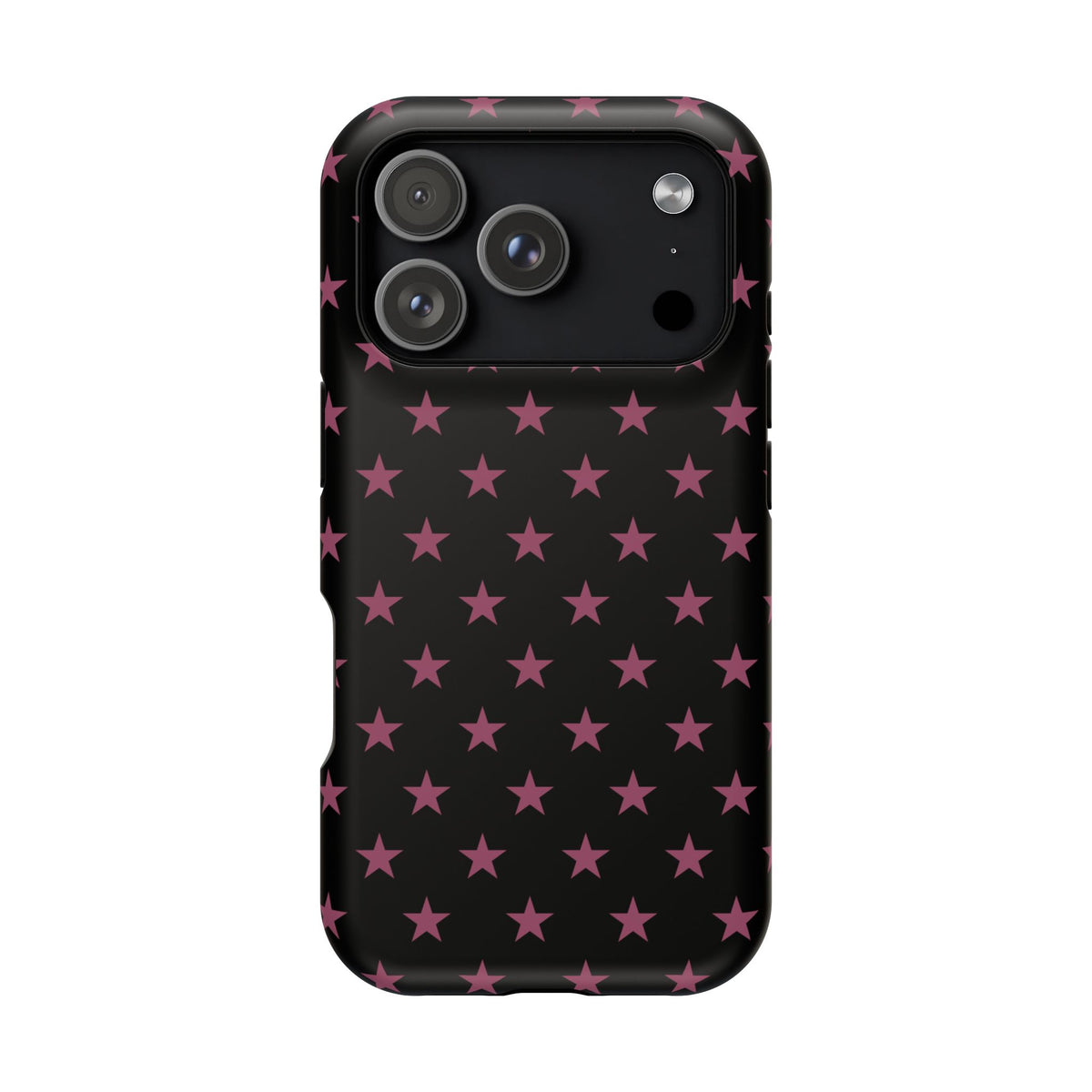 Burgundy Stars MagSafe Tough iPhone Case
