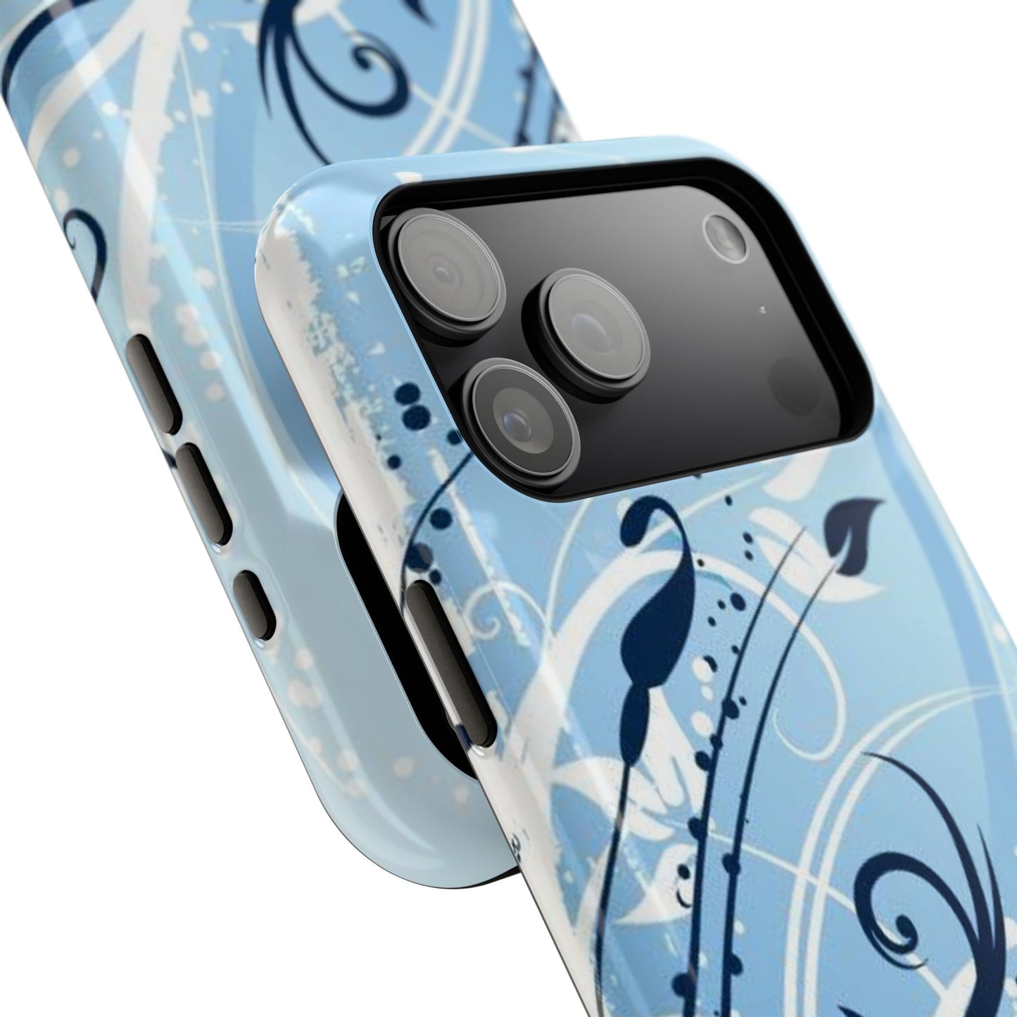 Bloom in Blue Tough iPhone Case