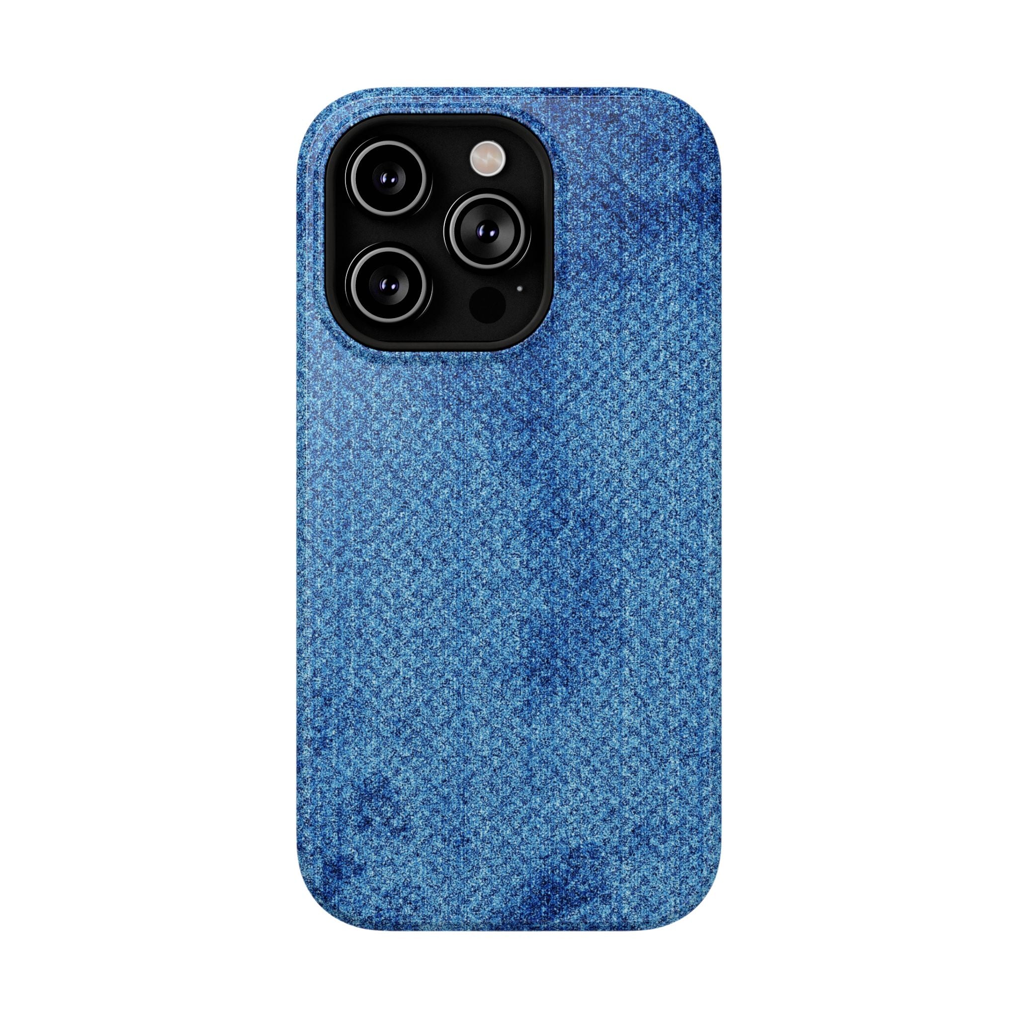Blue Denim Tough iPhone Case