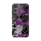 Checkered Rose Tough Samsung Case