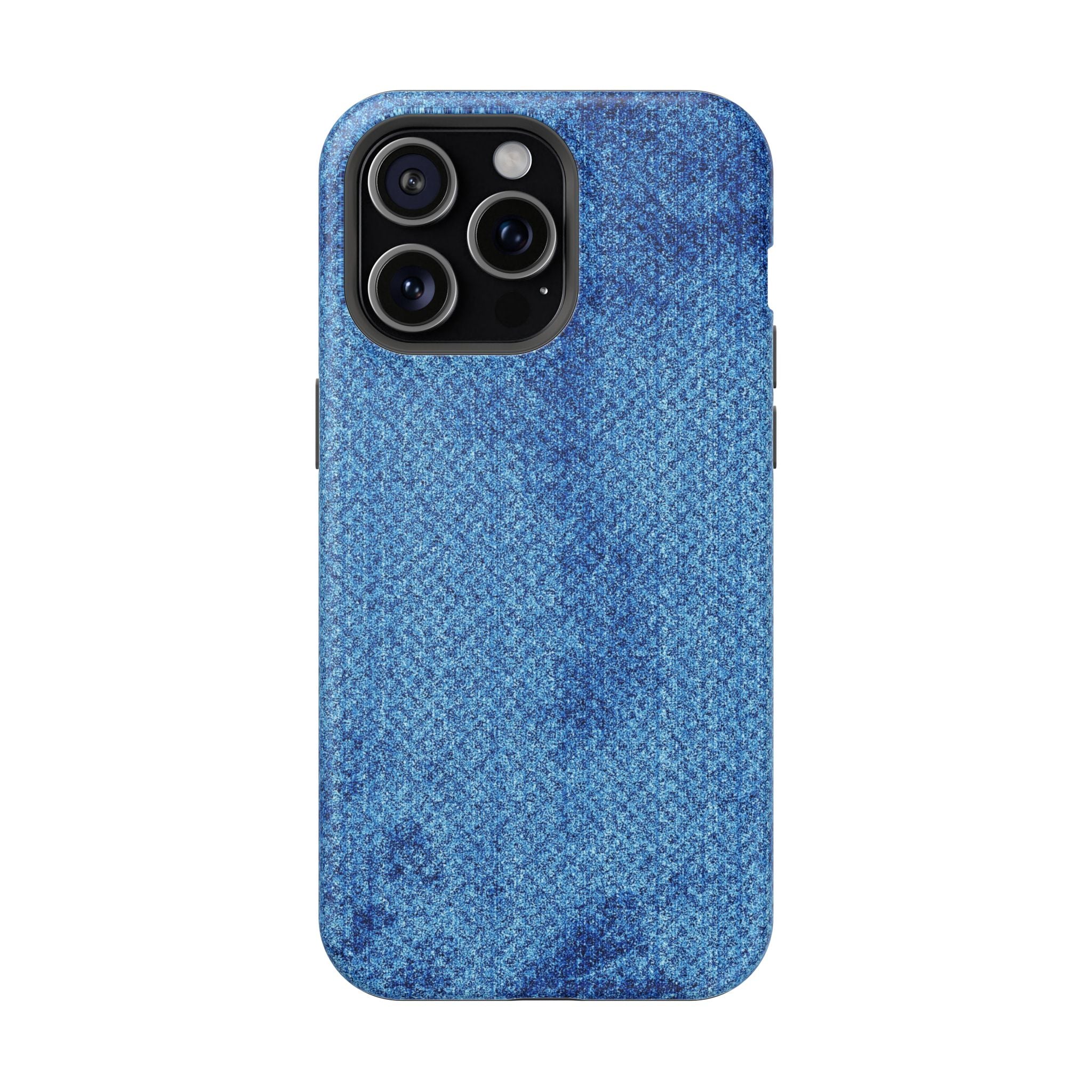 Blue Denim Tough iPhone Case