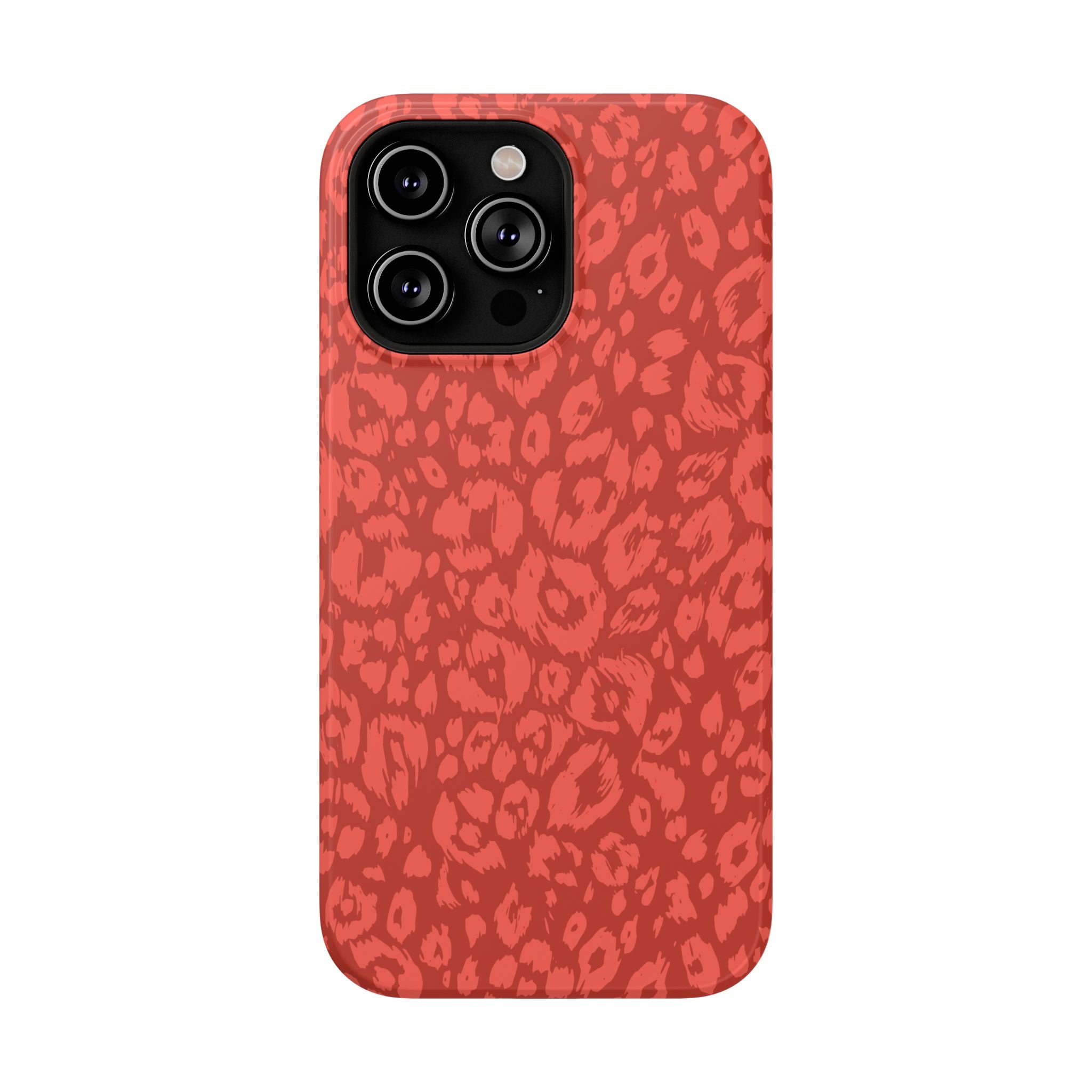 Red Leopard Tough iPhone Case