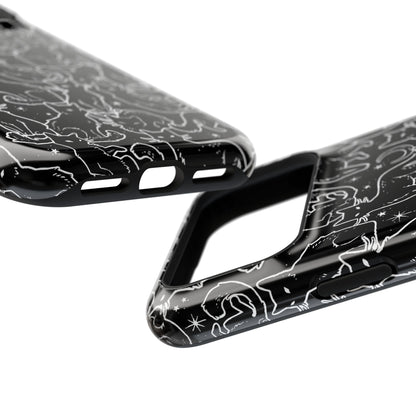 Black Cats MagSafe Tough iPhone Case