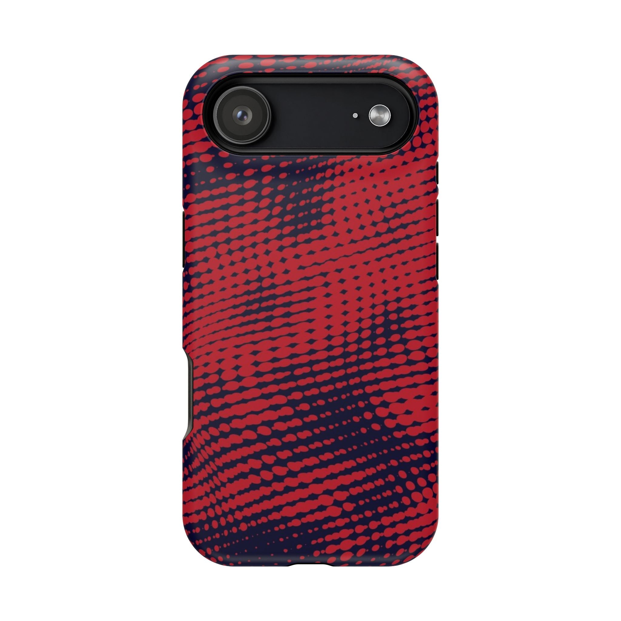 Red Static Tough iPhone Case