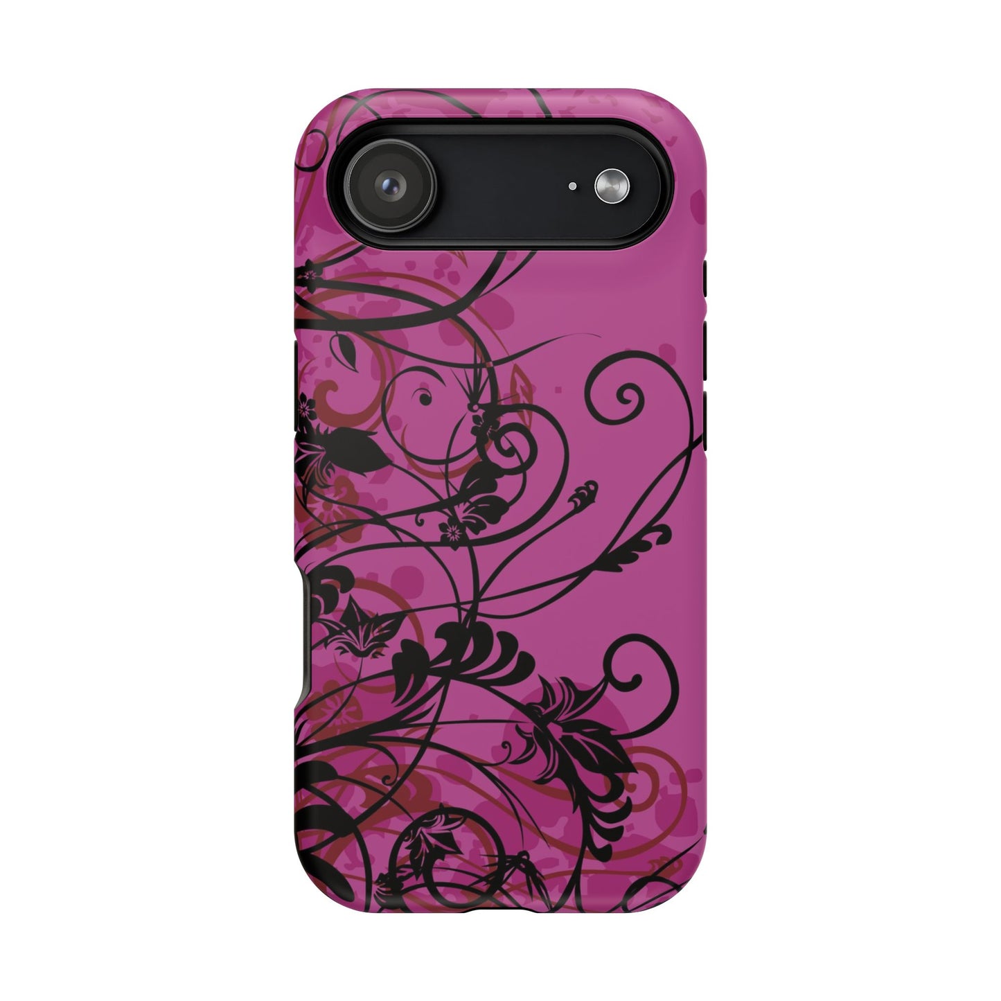 Midnight Petals Tough iPhone Case