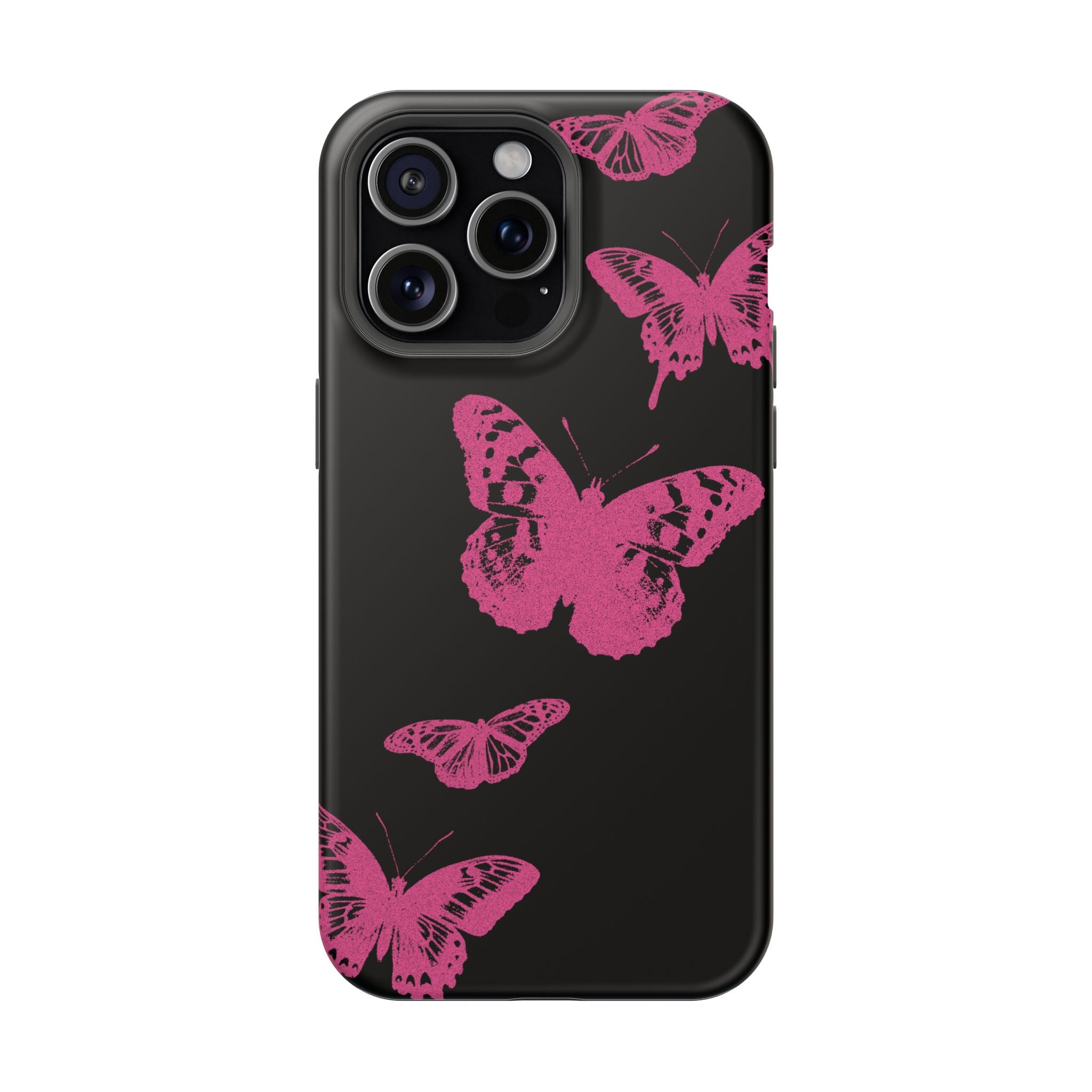 Pink Butterflies Tough iPhone Case