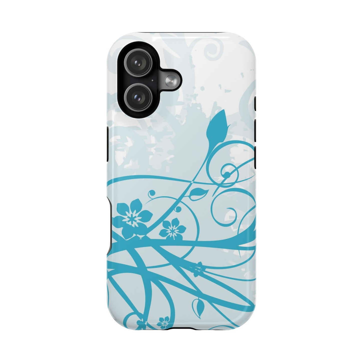Blue Bloom Tough iPhone Case