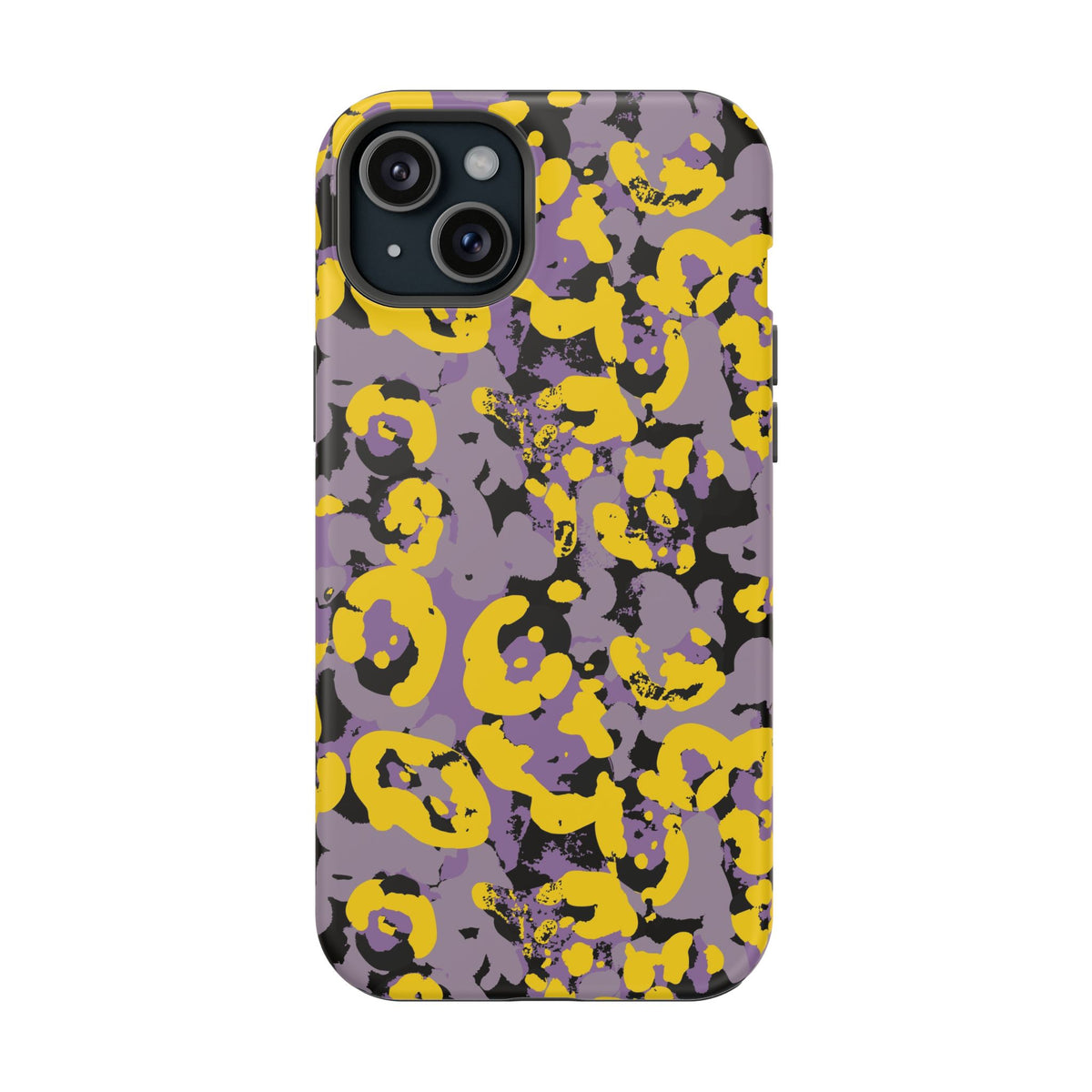 Yellow Leopard MagSafe Tough iPhone Case