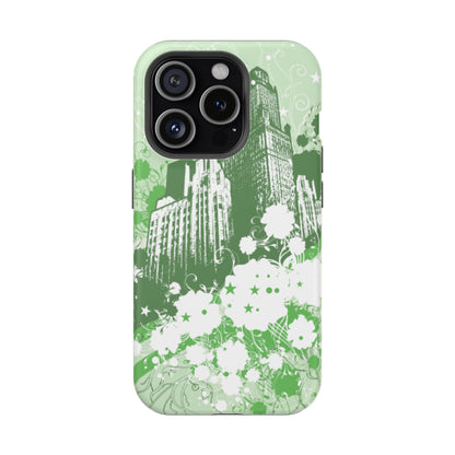 Green City Tough iPhone Case