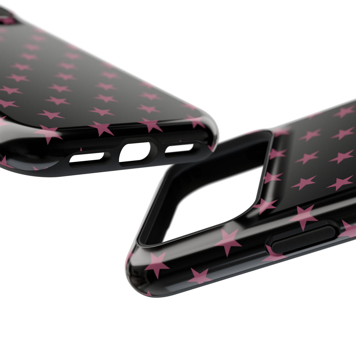 Burgundy Stars MagSafe Tough iPhone Case