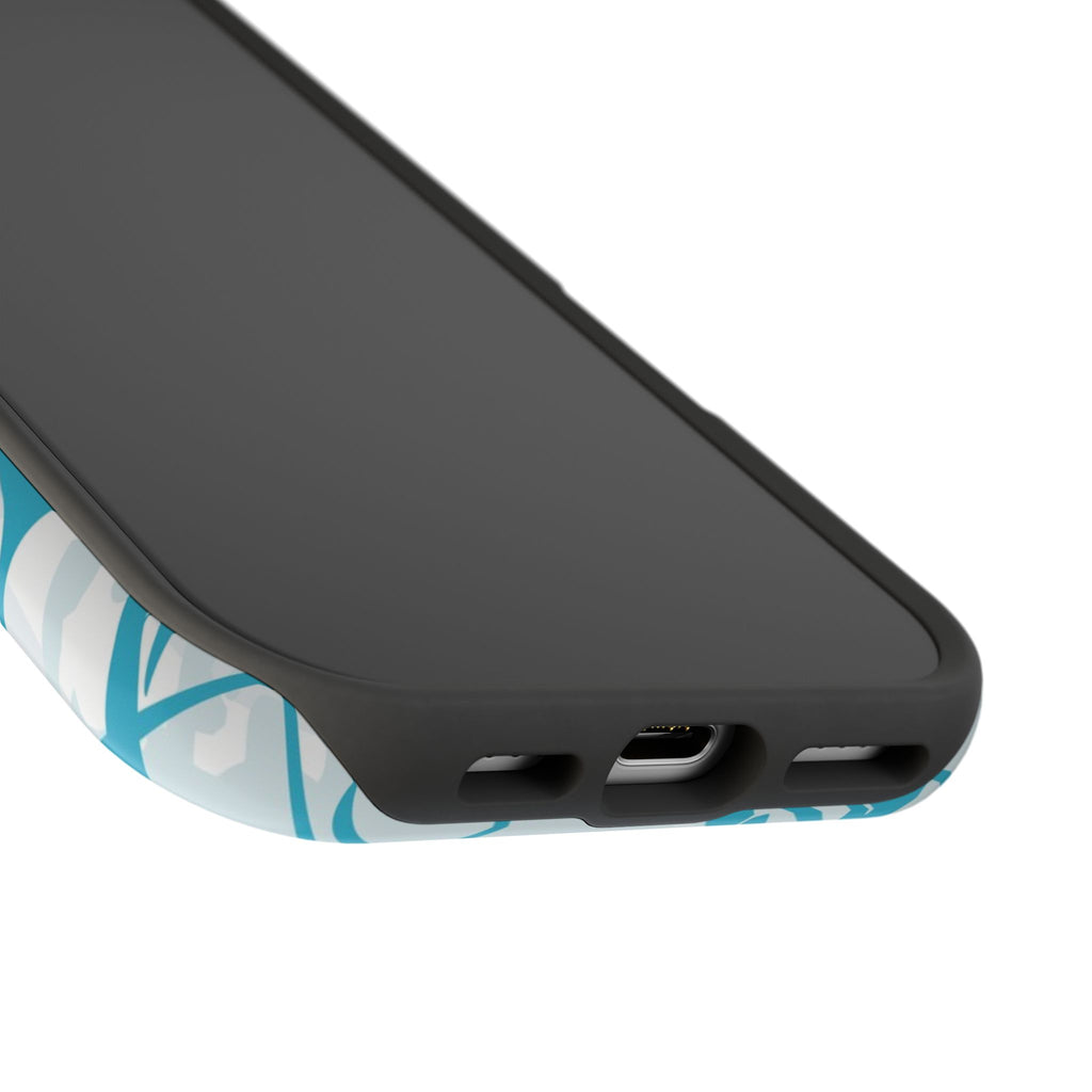Blue Bloom Tough iPhone Case
