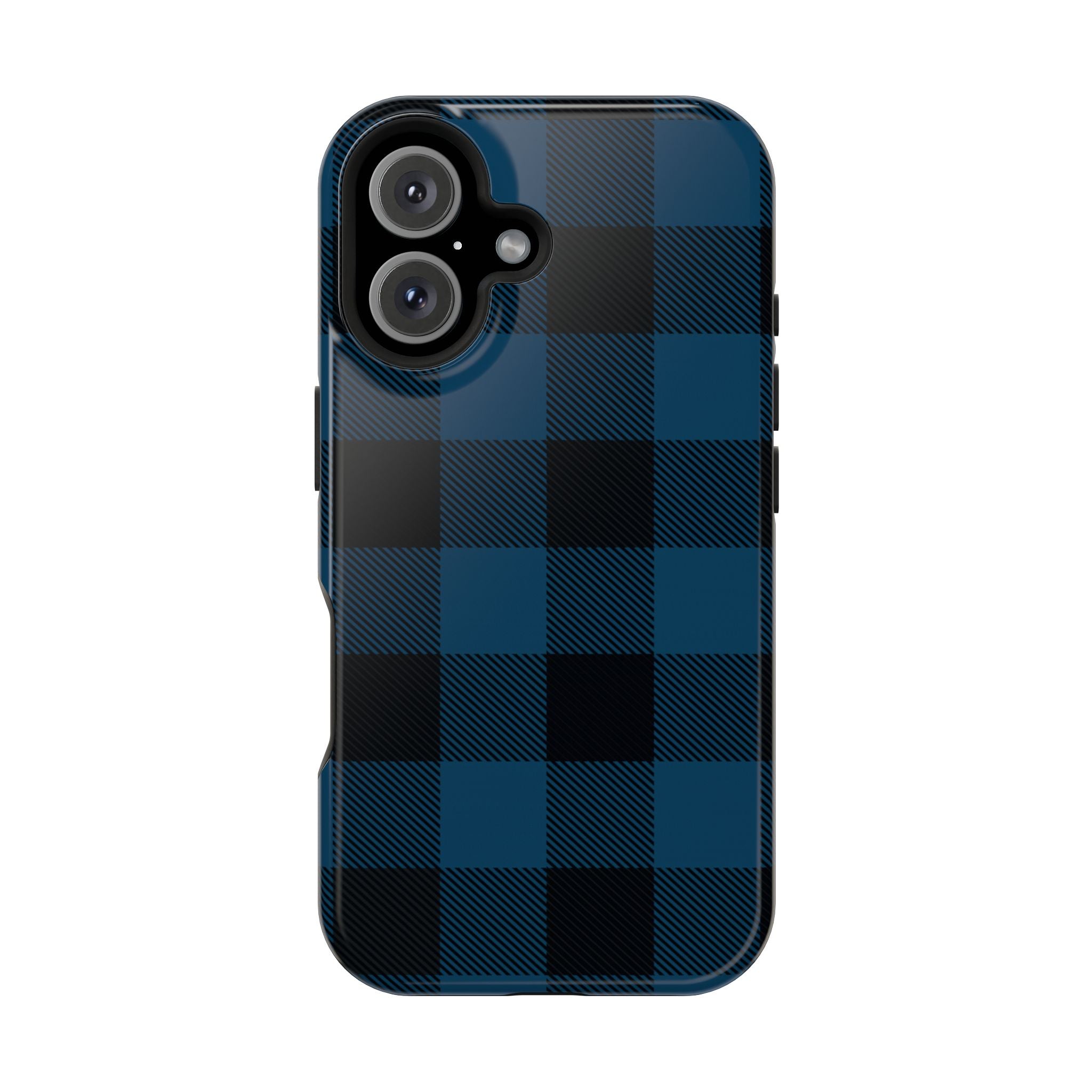 Blue Flannel Tough iPhone Case