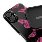 Pink Butterflies Tough iPhone Case