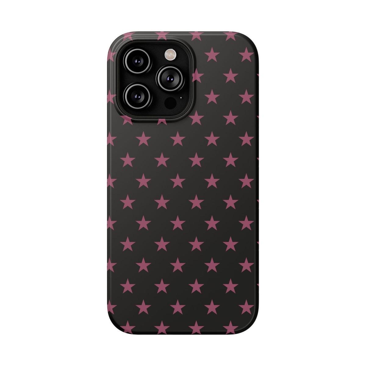 Burgundy Stars MagSafe Tough iPhone Case