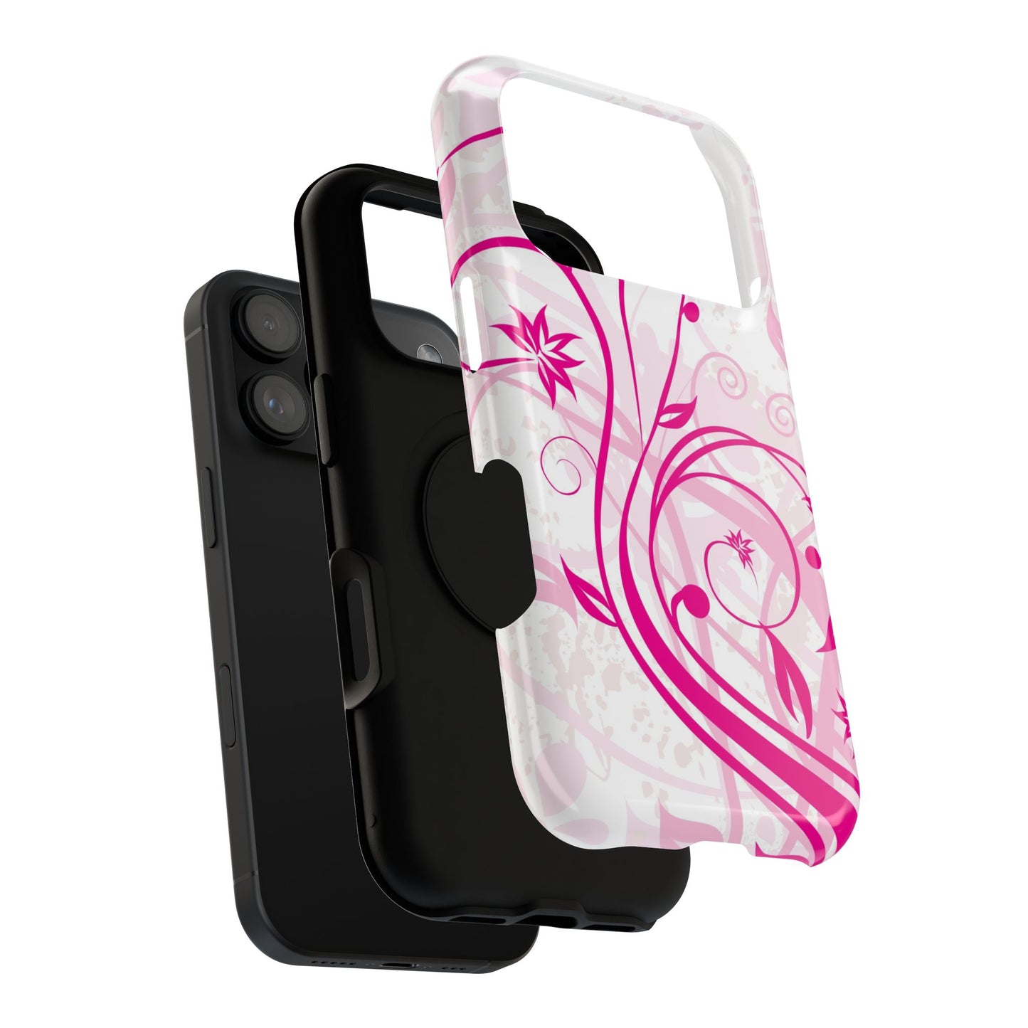 Flora Fuchsia Tough iPhone Case